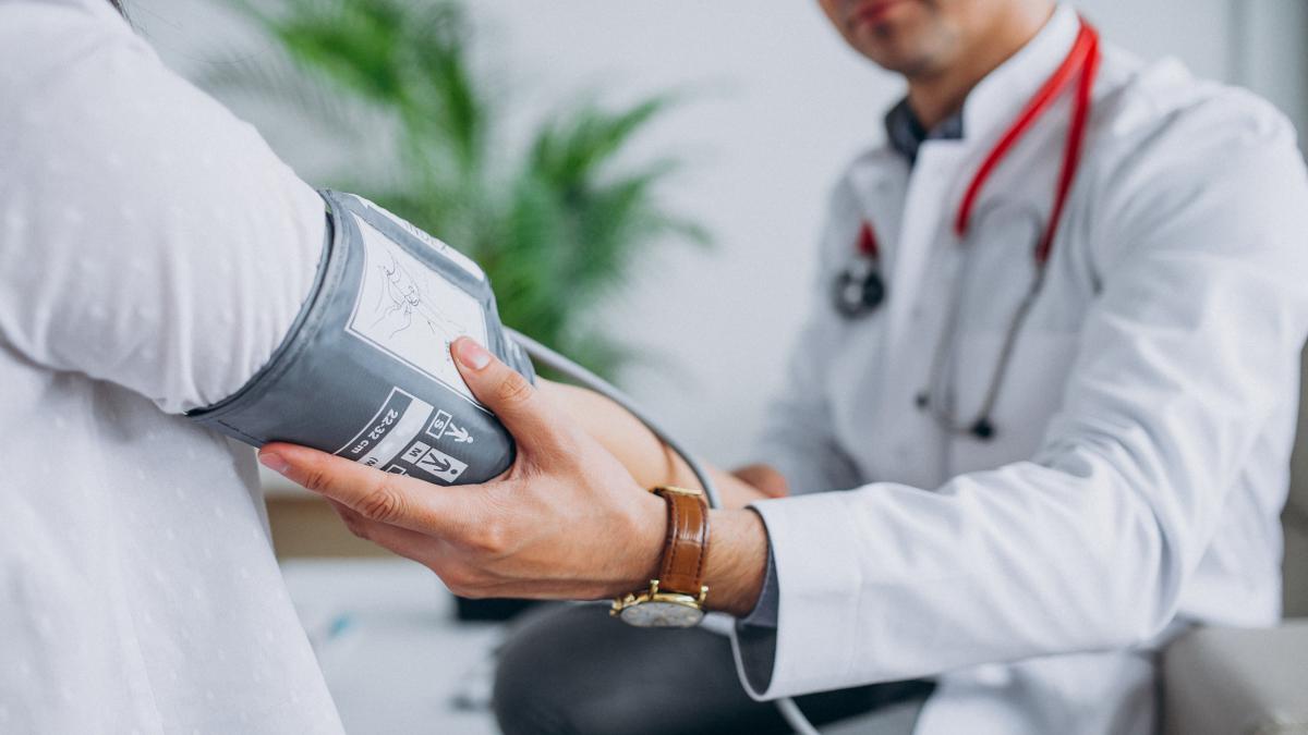 Doctor providing healthcare to a patient