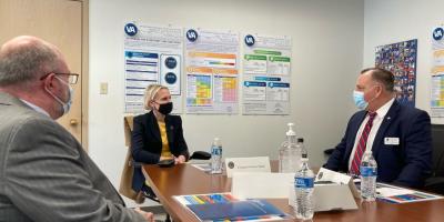 Rep. Spartz visits with Marion VA leadership