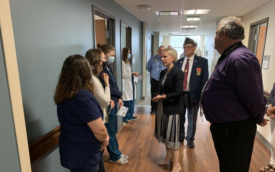 Rep. Spartz tours newly renovated space at Marion VA