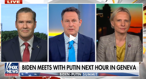 Side-by-side of Rep. Spartz and Rep. Waltz on Fox & Friends