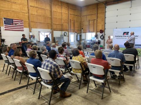 speaking to Farm Bureau members