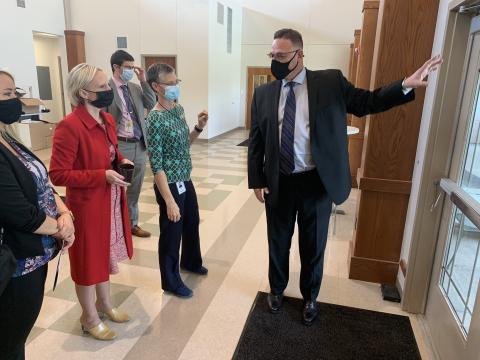 Rep. Spartz tours Mockingbird Hill Recovery Center in Anderson