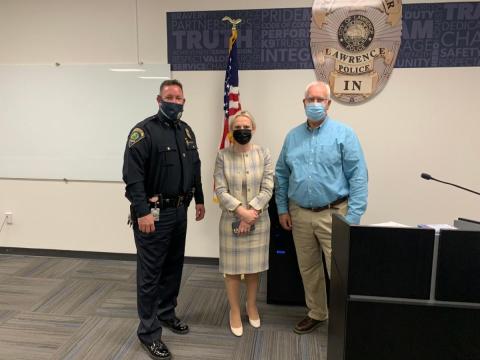 Rep. Spartz with Lawrence Mayor & Chief of Police